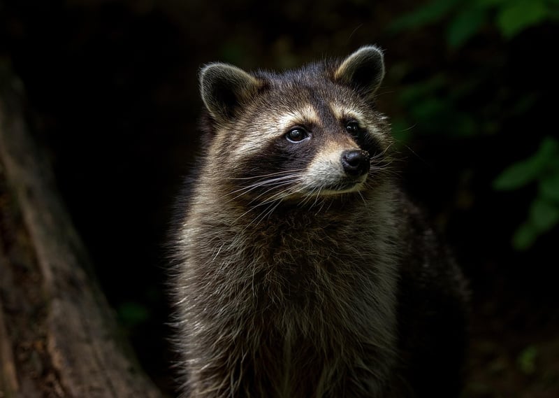 Raccoon in the wild